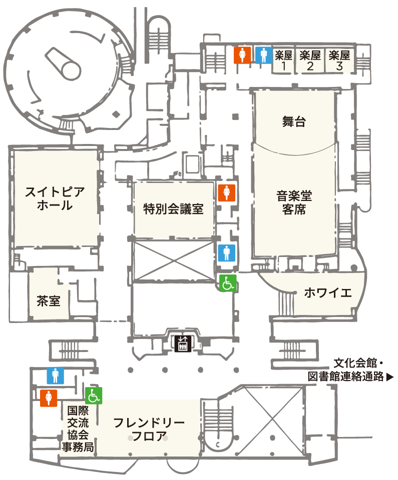 学習館2Fフロアマップ