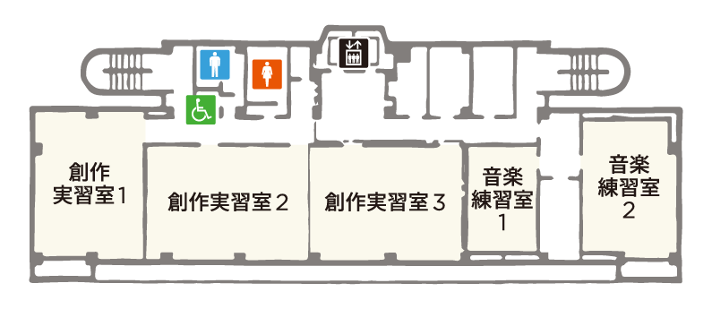 学習館5Fフロアマップ